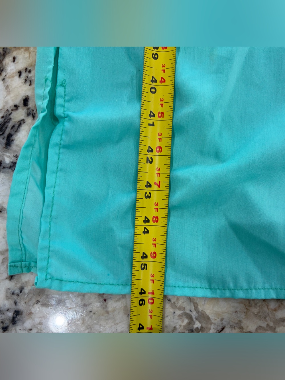 Women’s Embroidered Turquoise Midi Dress with Multi Colored Flowers - Picture 4 of 4